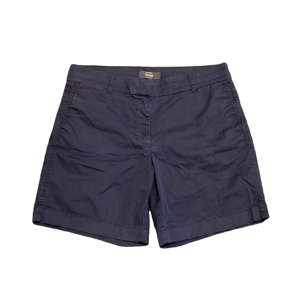 SALE! J. Crew 7" Chino Shorts Bermuda Navy Size 8